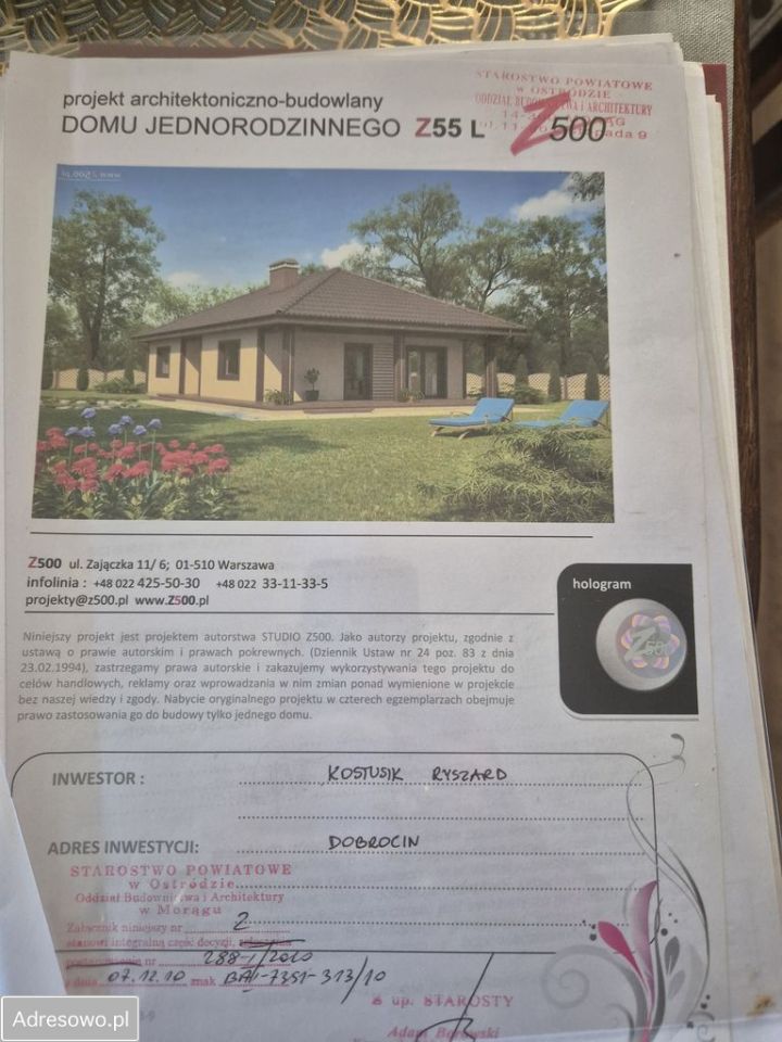 dom wolnostojący, 3 pokoje Dobrocin. Zdjęcie 2