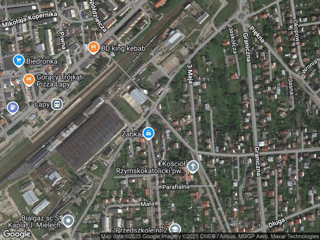 Działka budowlana Łapy, ul. ks. Bagińskiego. Zdjęcie 1