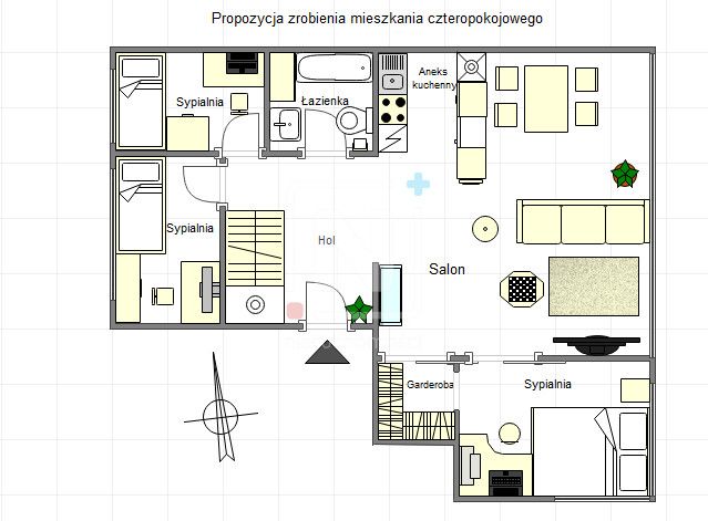 Mieszkanie 4-pokojowe Warszawa Praga-Południe, ul. Saska. Zdjęcie 13
