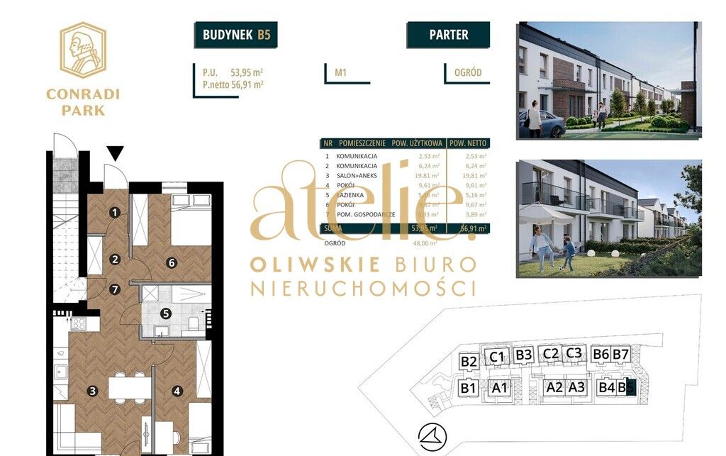 Mieszkanie 3-pokojowe Bąkowo, ul. Kasztanowa. Zdjęcie 4