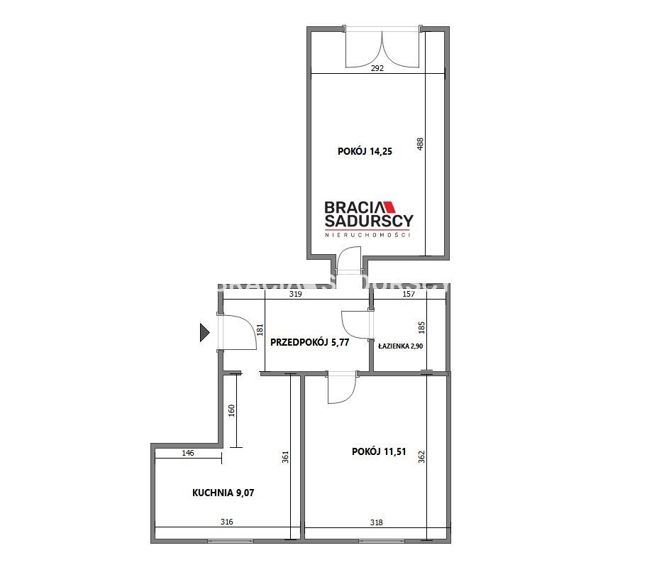 Mieszkanie 2-pokojowe Kraków Nowa Huta, os. Centrum C. Zdjęcie 13
