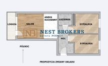 Mieszkanie 2-pokojowe Kraków Dąbie, ul. Na Szaniec. Zdjęcie 4