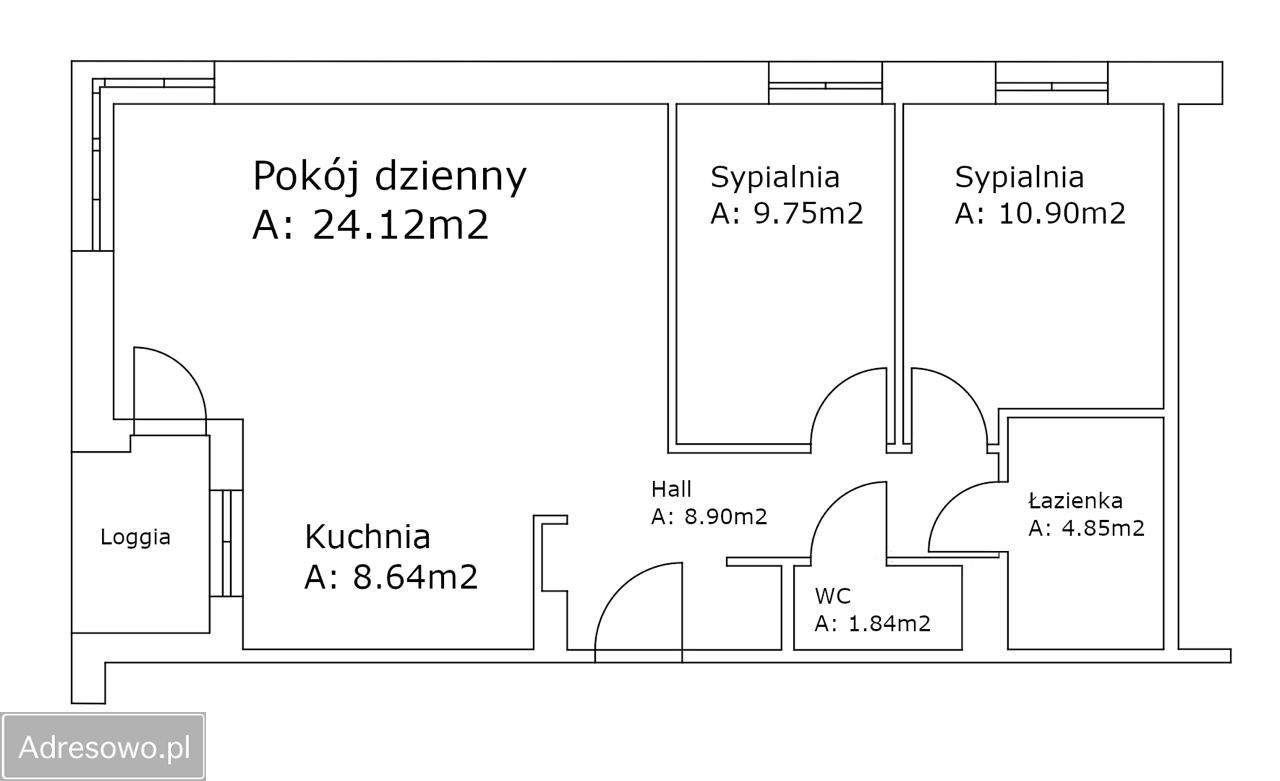 Mieszkanie 3-pokojowe Kraków Prądnik Biały, os. Wolfganga Amadeusa Mozarta. Zdjęcie 19