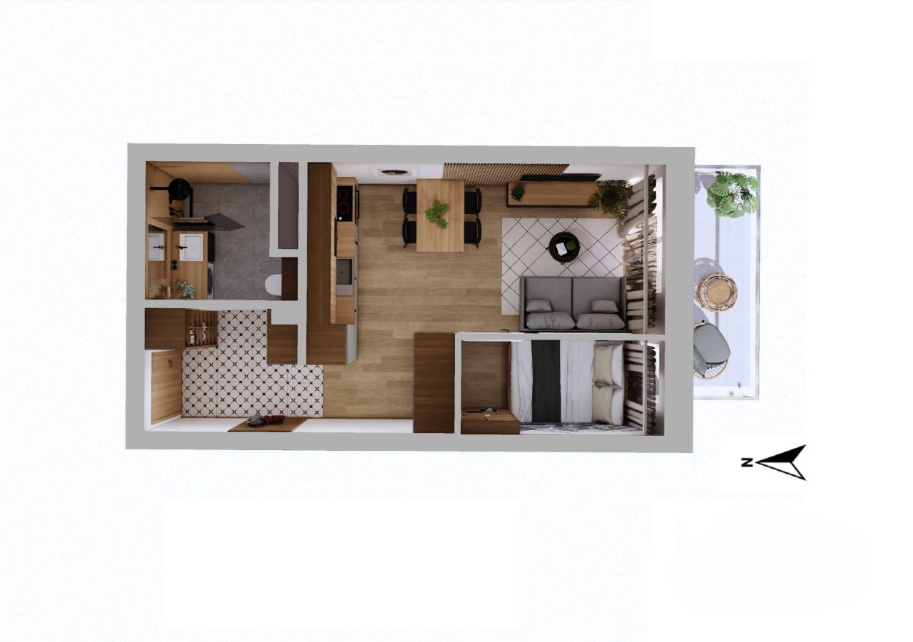 Mieszkanie 2-pokojowe Kraków Płaszów, ul. Mierzeja Wiślana. Zdjęcie 20