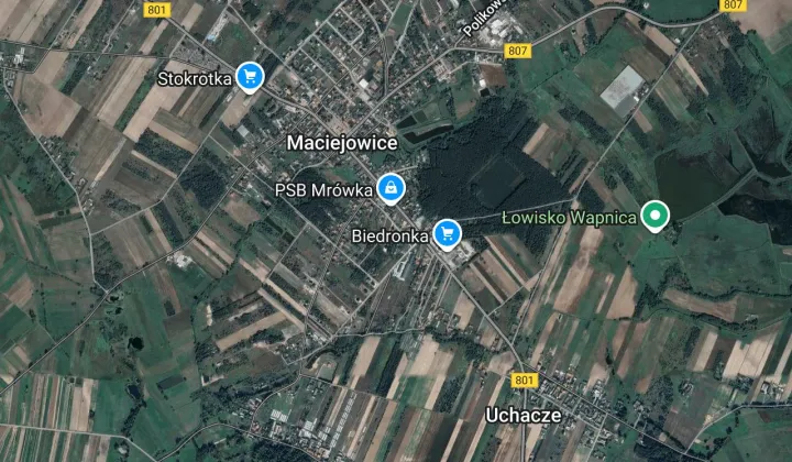 Działka inwestycyjna Domaszew