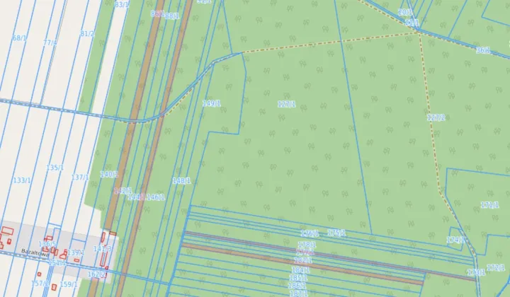 Działka leśna Mostki