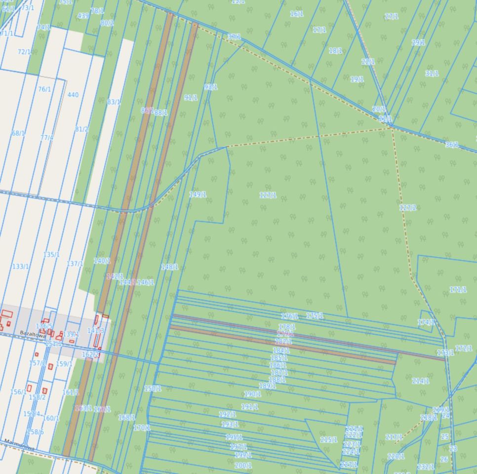 Działka leśna Mostki. Zdjęcie 1