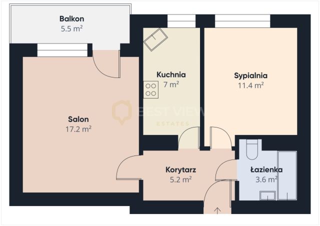 Mieszkanie 2-pokojowe Warszawa Białołęka, ul. Śreniawitów. Zdjęcie 14