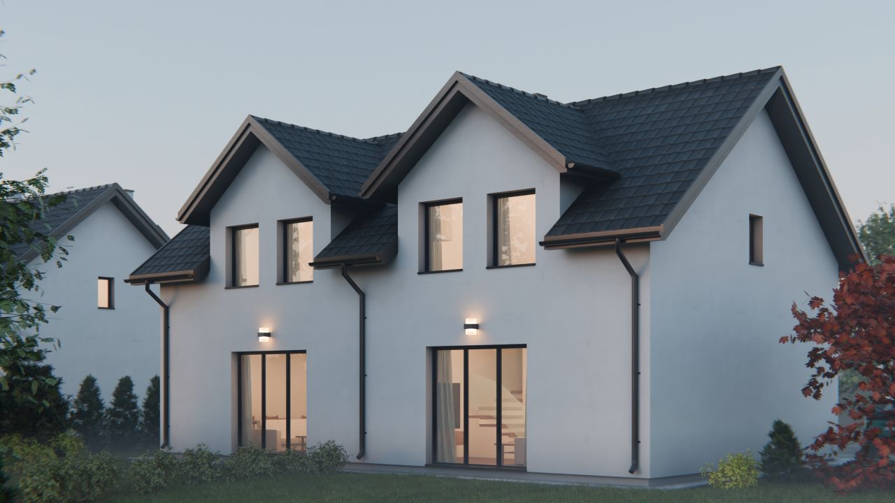 bliźniak, 4 pokoje Rzeszów Budziwój, ul. Miejska. Zdjęcie 2