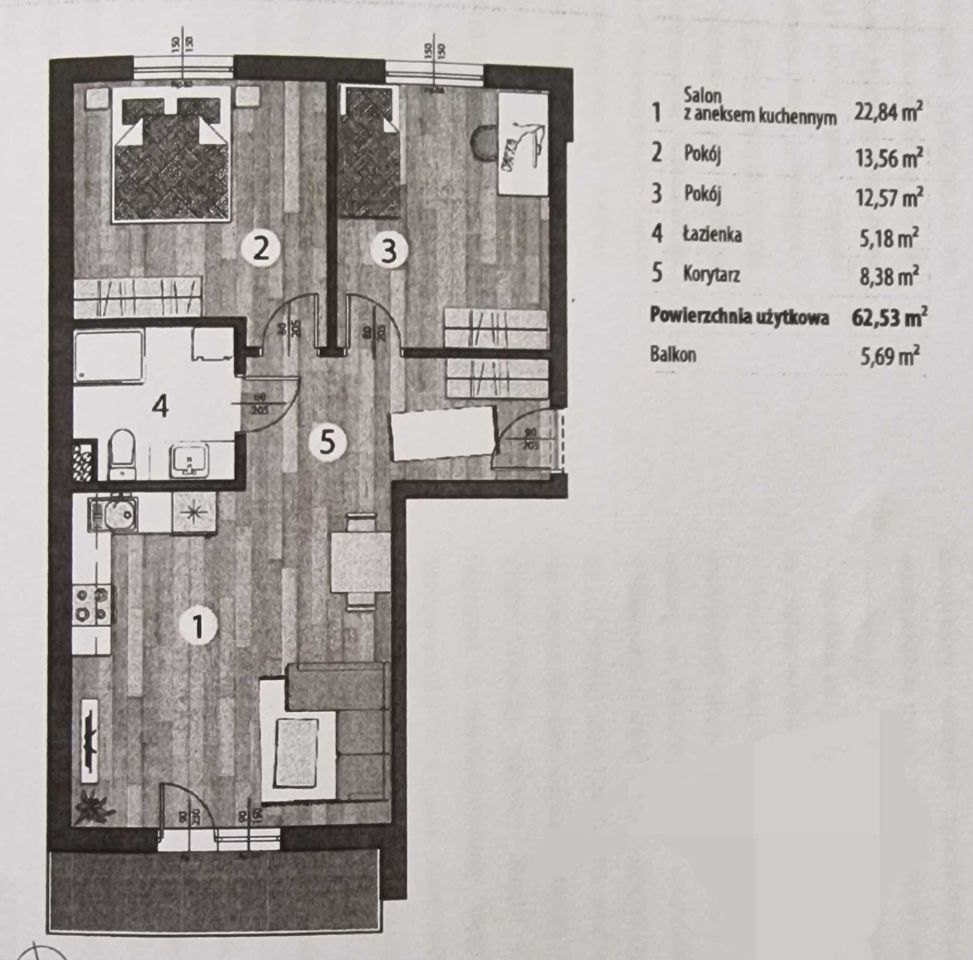 Mieszkanie 2-pokojowe Smolec, ul. Daktylowa. Zdjęcie 2