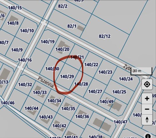 Działka budowlana Nowe Oborzyska, ul. Pszenna. Zdjęcie 1