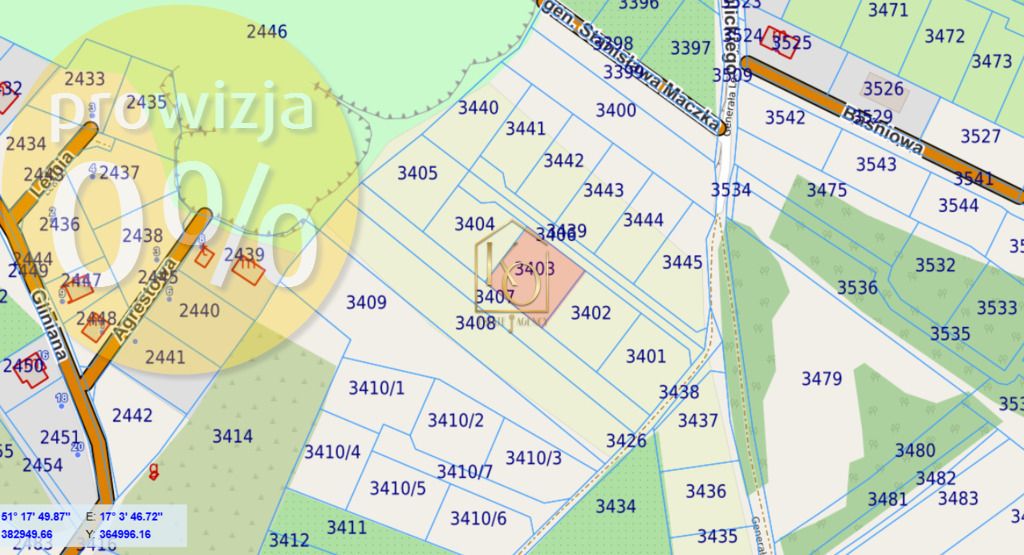 Działka budowlana Trzebnica, ul. Leopolda Okulickiego. Zdjęcie 2