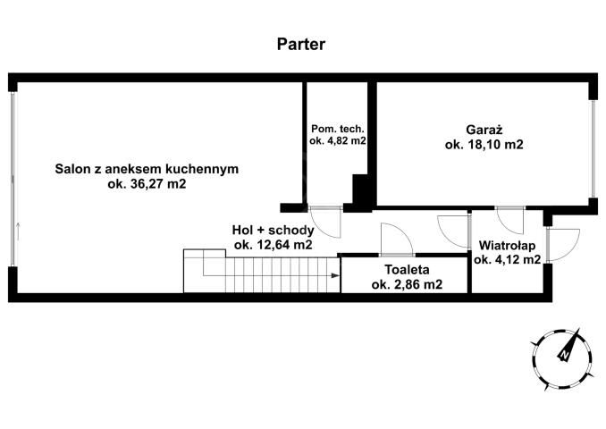 dom szeregowy, 4 pokoje Wrocław Jagodno, ul. Buforowa. Zdjęcie 16