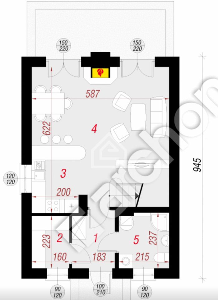 dom wolnostojący, 5 pokoi Niepołomice. Zdjęcie 14