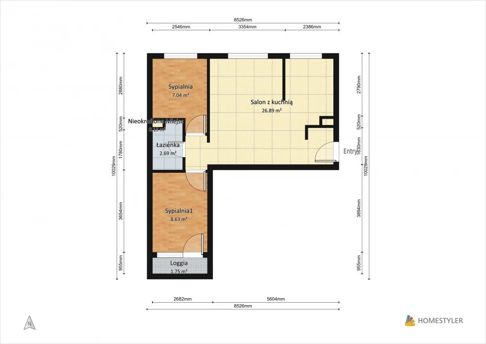 Mieszkanie 3-pokojowe Białystok Wygoda, ul. Pułkowa. Zdjęcie 15