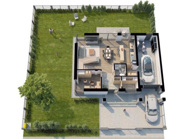 bliźniak, 6 pokoi Warszawa Wawer. Zdjęcie 5