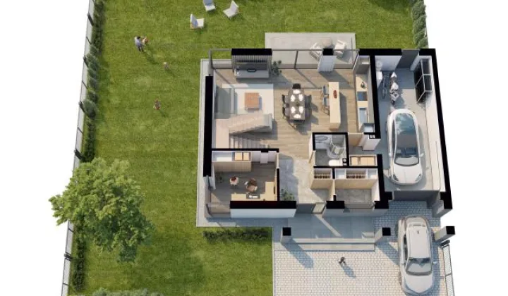 bliźniak, 6 pokoi Warszawa Wawer