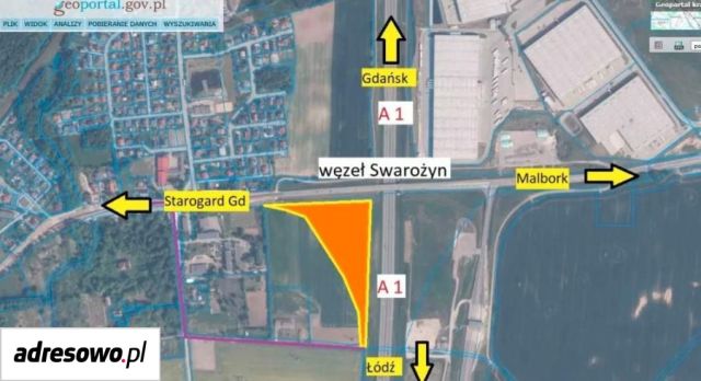 Działka inwestycyjna Swarożyn. Zdjęcie 1