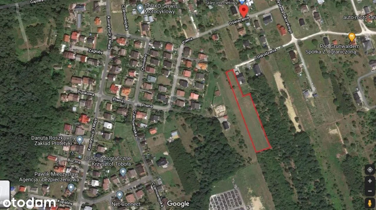 Działka budowlana Brzesko Słotwina, ul. Odrodzenia. Zdjęcie 3