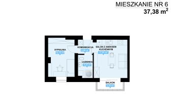 Mieszkanie 2-pokojowe Sieradz, ul. Żwirki i Wigury