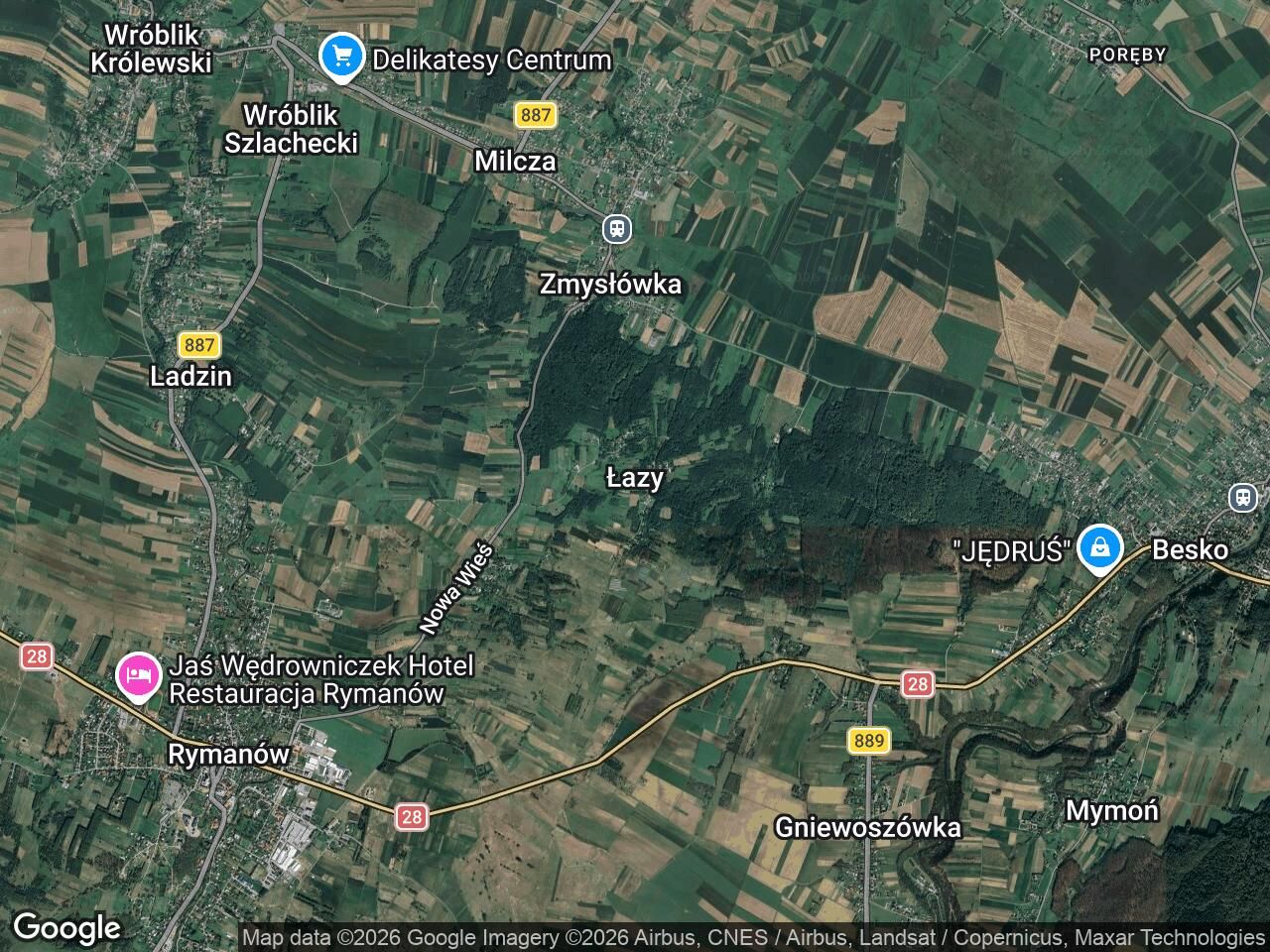 Działka inwestycyjna Łazy