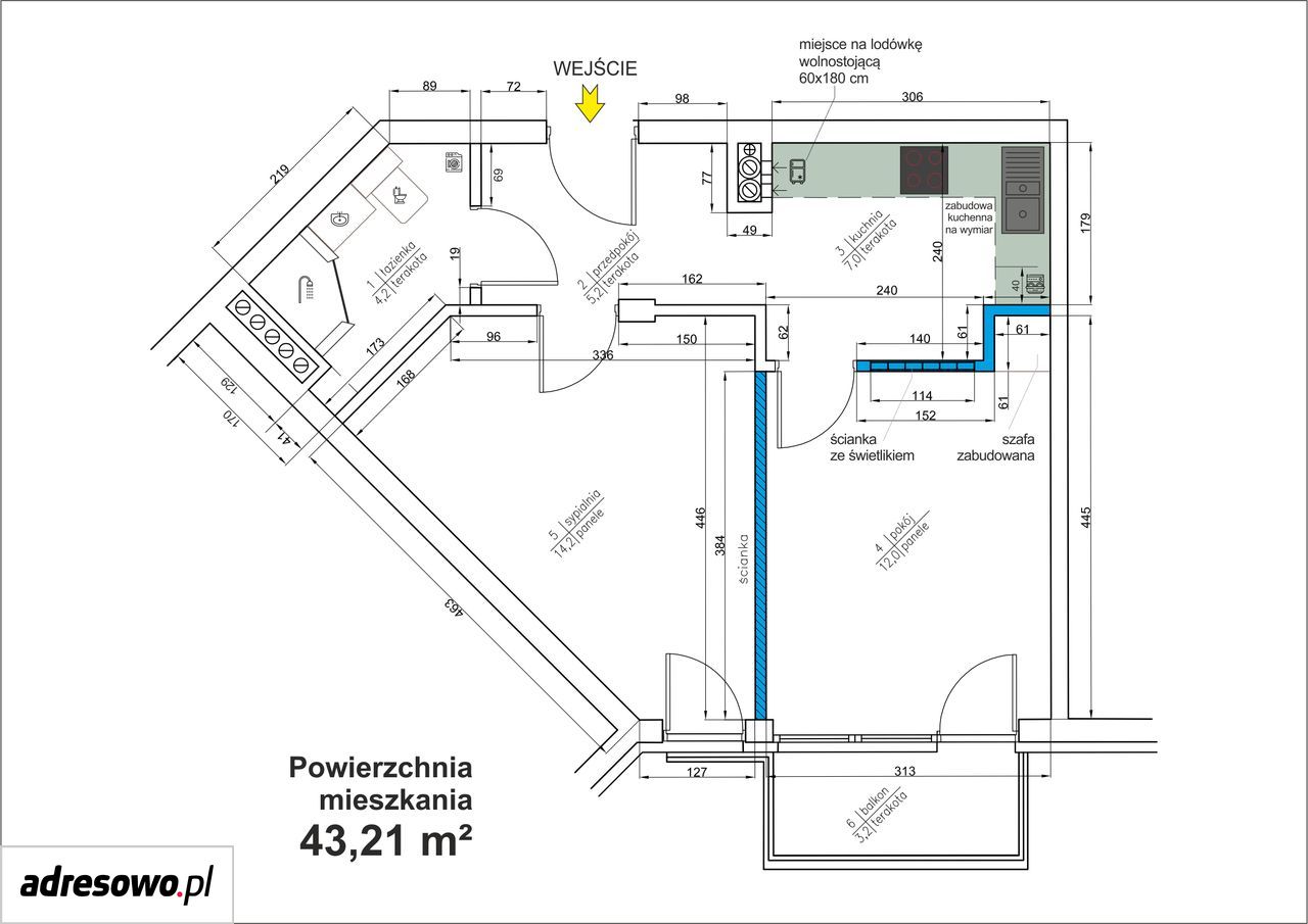 Mieszkanie 2-pokojowe Kraków Dębniki, ul. Zachodnia. Zdjęcie 13