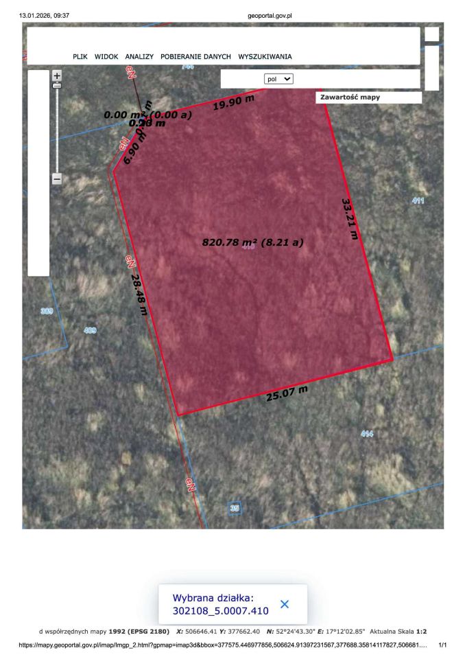 Działka budowlana Gwiazdowo. Zdjęcie 2