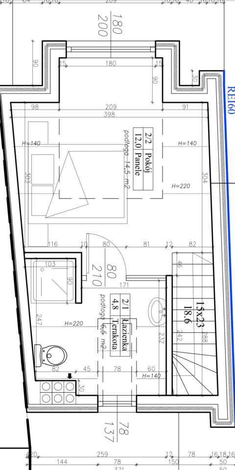 bliźniak, 2 pokoje Gdynia Wielki Kack, Kamienna. Zdjęcie 3