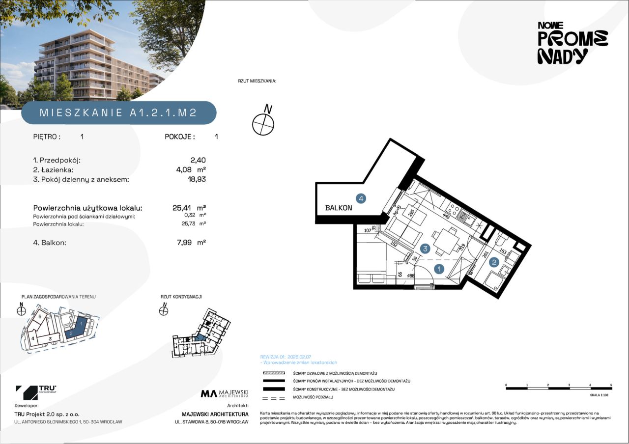 Mieszkanie 1-pokojowe Wrocław Psie Pole, ul. Jana Czochralskiego. Zdjęcie 15