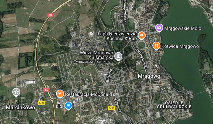 Mieszkanie 2-pokojowe Mrągowo, os. Parkowe