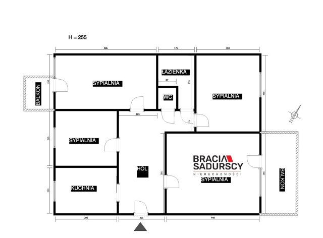 Mieszkanie 4-pokojowe Myślenice, os. Tysiąclecia. Zdjęcie 3