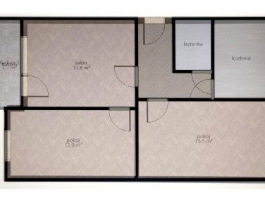 Mieszkanie 3-pokojowe Białystok Antoniuk, ul. Władysława Broniewskiego. Zdjęcie 3