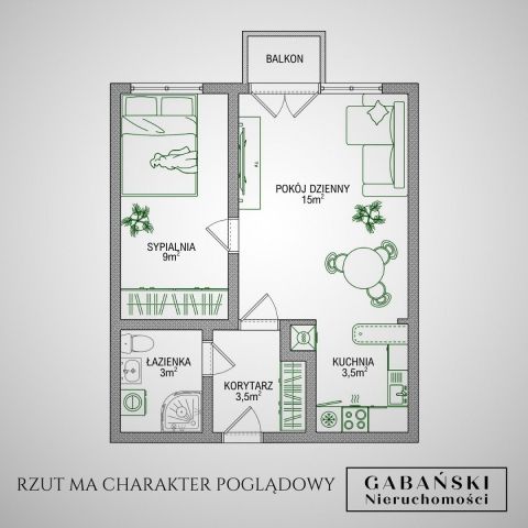 Mieszkanie 2-pokojowe Wola Rzędzińska. Zdjęcie 16
