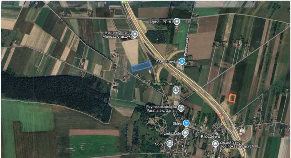 Działka budowlana Kroczewo. Zdjęcie 3