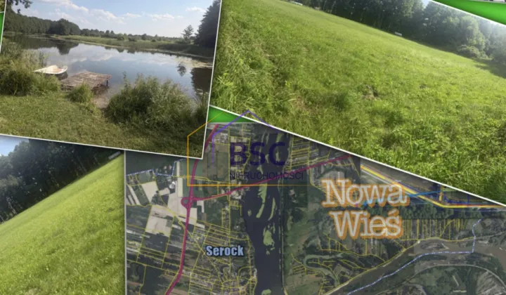 Działka inwestycyjna Nowa Wieś, ul. Serocka
