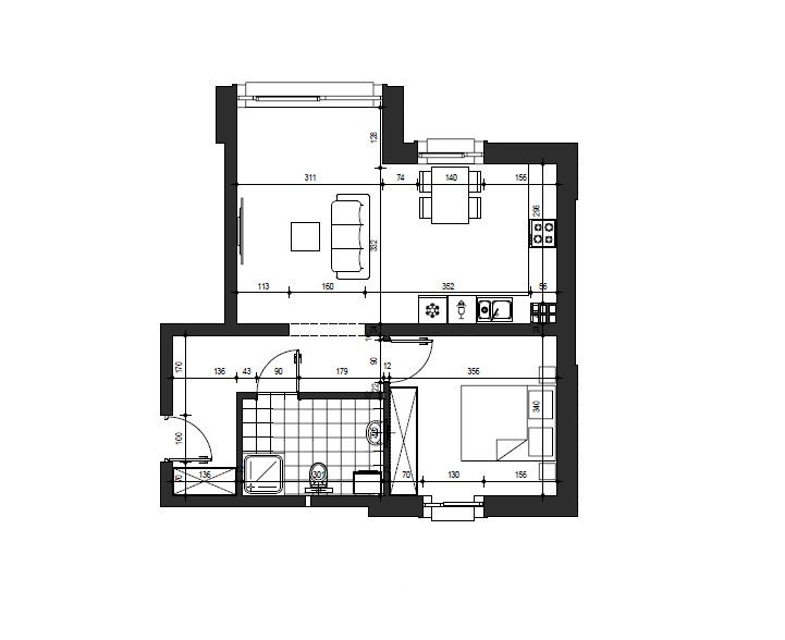 Mieszkanie 2-pokojowe Słupsk, ul. Marii Konopnickiej. Zdjęcie 13