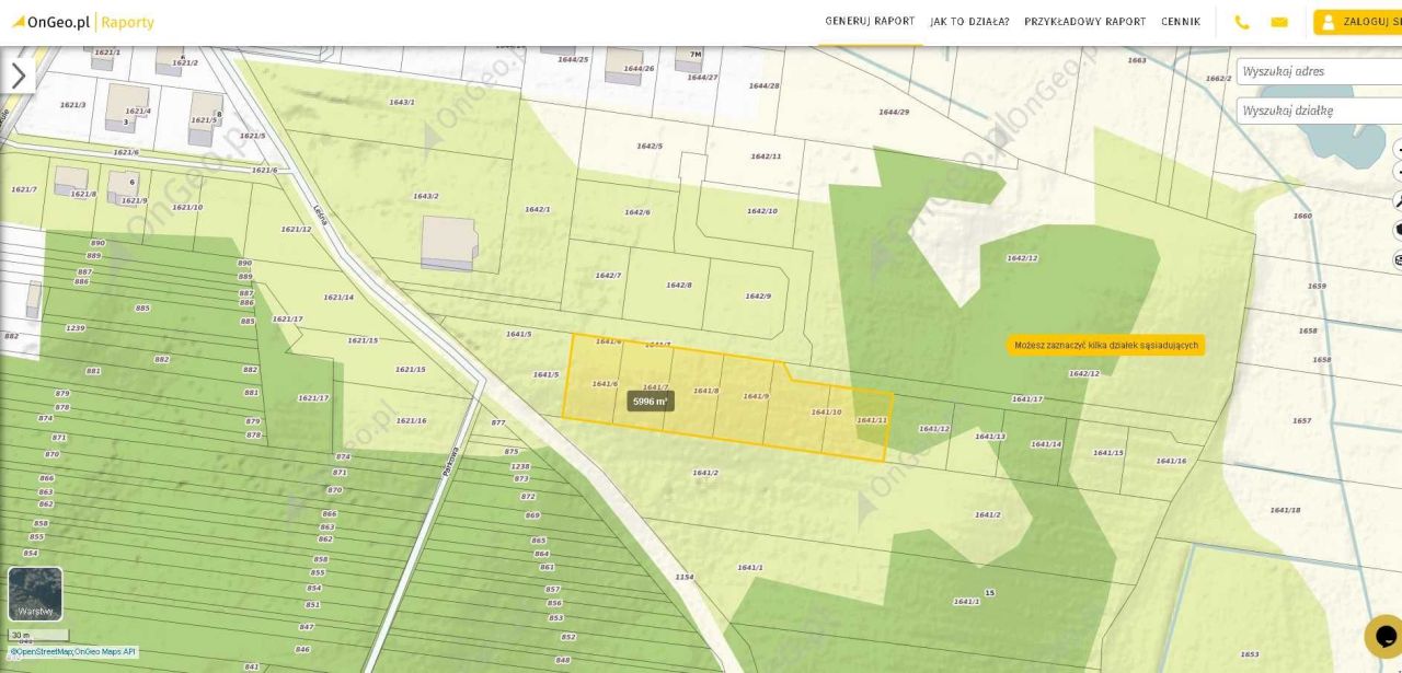 Działka budowlana Karakule. Zdjęcie 6