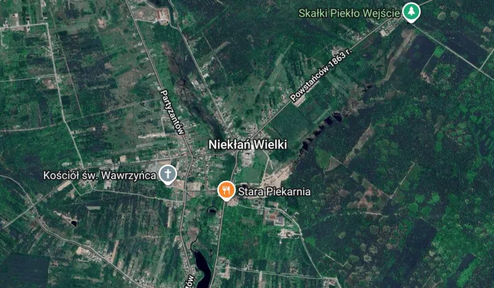 Działka rolno-budowlana Niekłań Wielki, ul. Szkolna