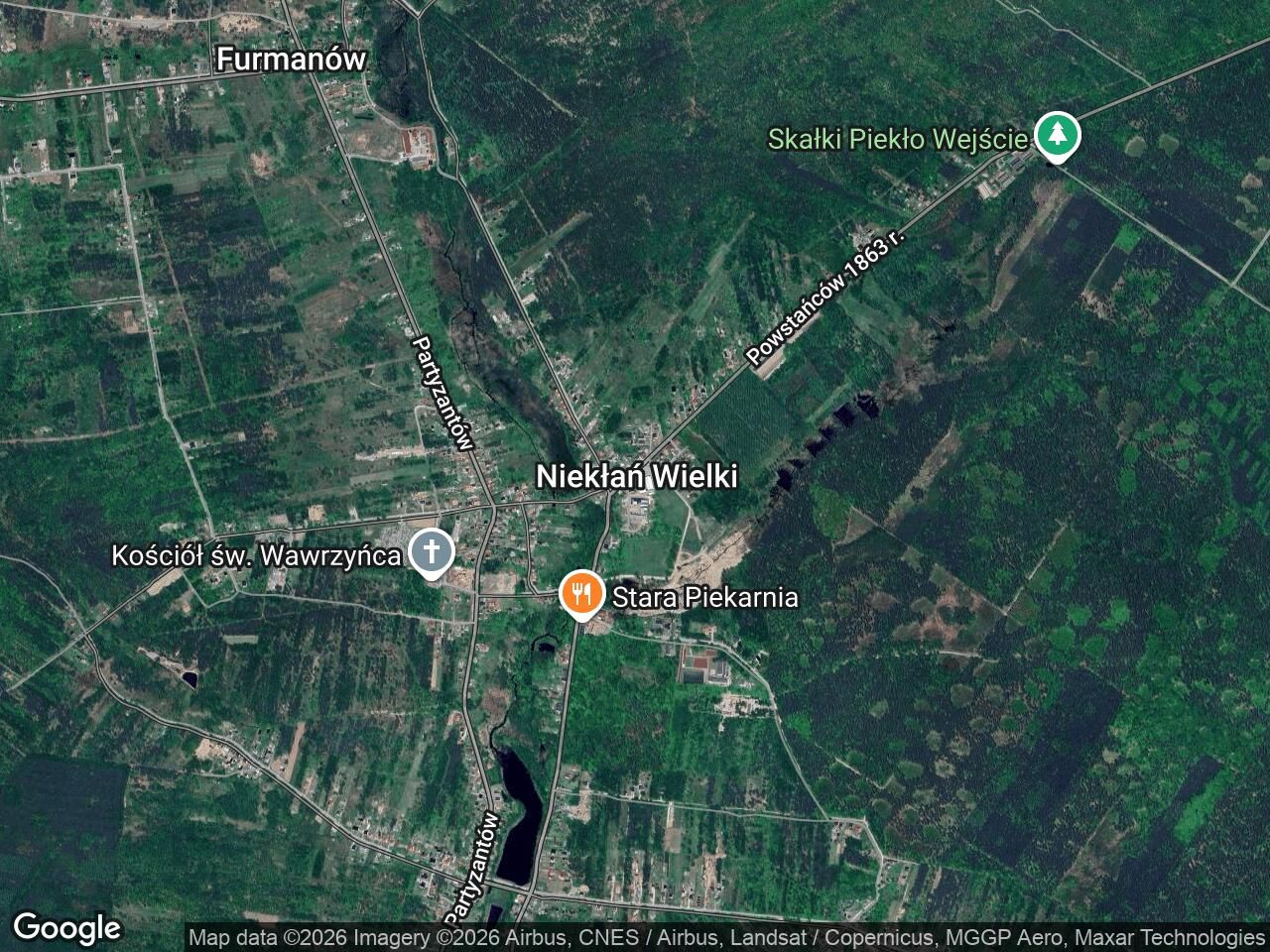 Działka rolno-budowlana Niekłań Wielki, ul. Szkolna