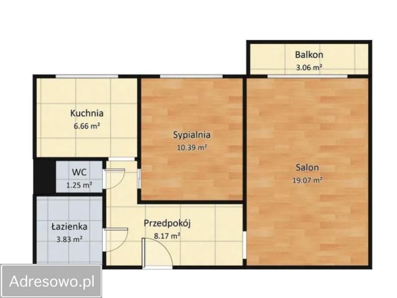 Mieszkanie 2-pokojowe Katowice Bogucice, ul. Wincentego Wajdy. Zdjęcie 12