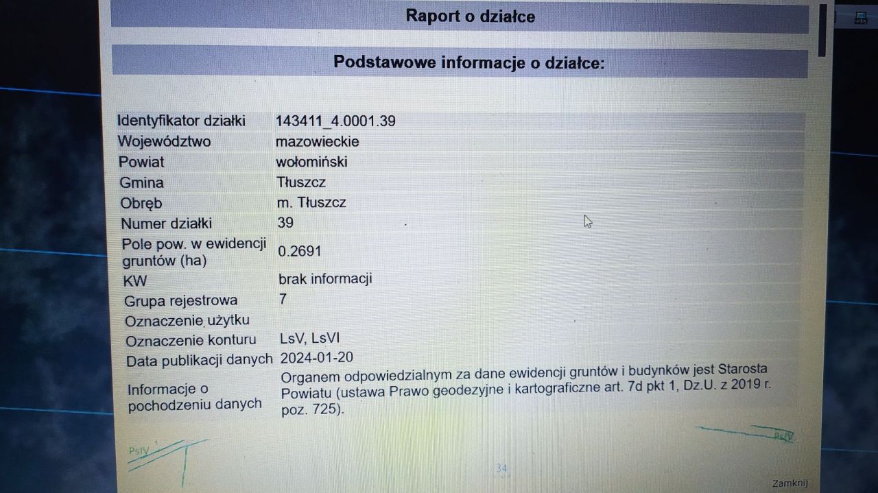 Działka leśna Tłuszcz, ul. Wacława Sieroszewskiego. Zdjęcie 4