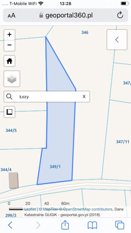 Działka rolno-budowlana Łozy. Zdjęcie 2