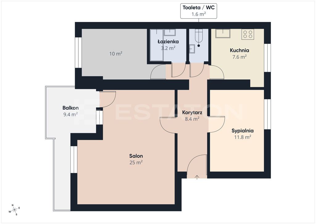 Mieszkanie 3-pokojowe Rzeszów, ul. Leszka Czarnego. Zdjęcie 15