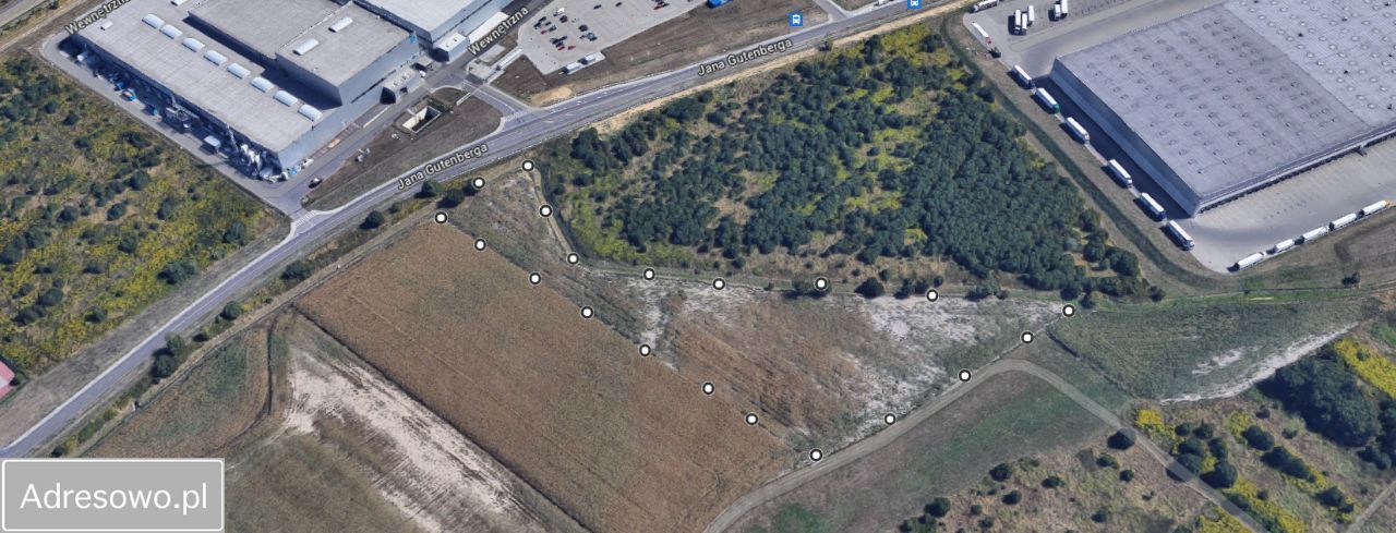Działka inwestycyjna Gliwice, ul. Jana Gutenberga