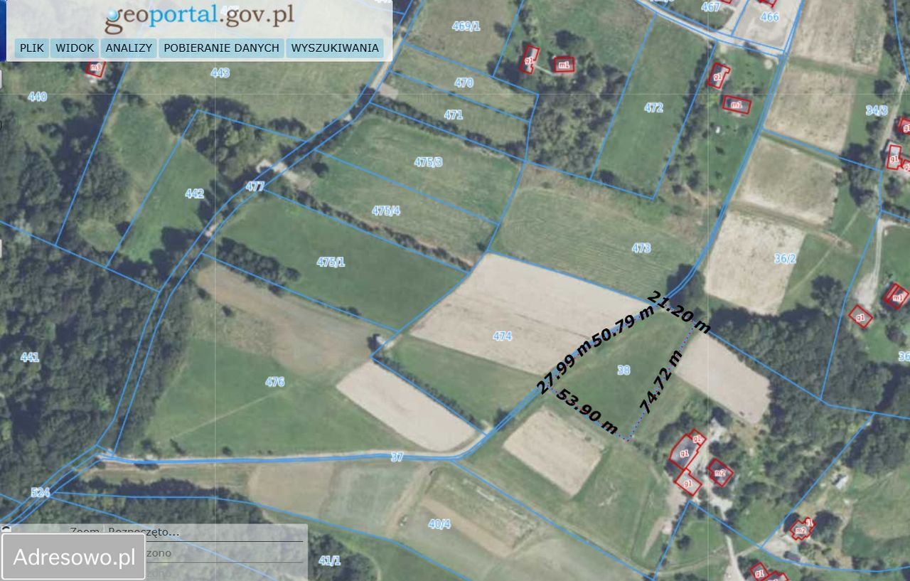 Działka budowlana Lipnik. Zdjęcie 9