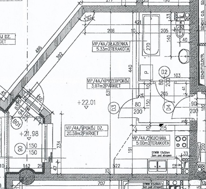 Mieszkanie 1-pokojowe Warszawa Ursynów, al. Komisji Edukacji Narodowej. Zdjęcie 8