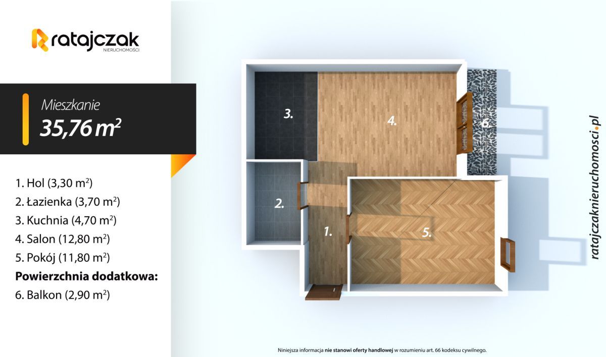 Mieszkanie 2-pokojowe Rumia, ul. Owsiana. Zdjęcie 8