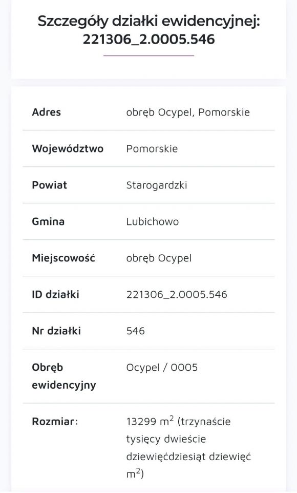 Działka rolna Wda. Zdjęcie 8