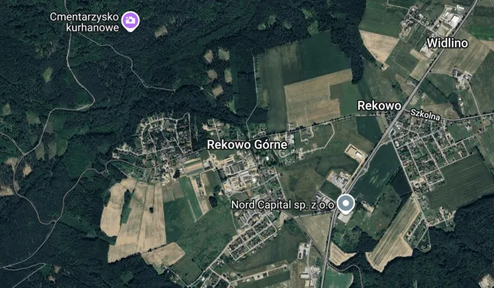 Działka inwestycyjna Rekowo Górne