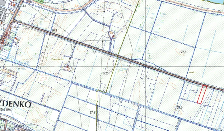 Działka rolna Kosin